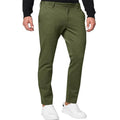 Rover Men's Slim Pleated Tapered Trousers