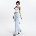 Rover Wide-Leg Straight Drawstring Cargo Pants
