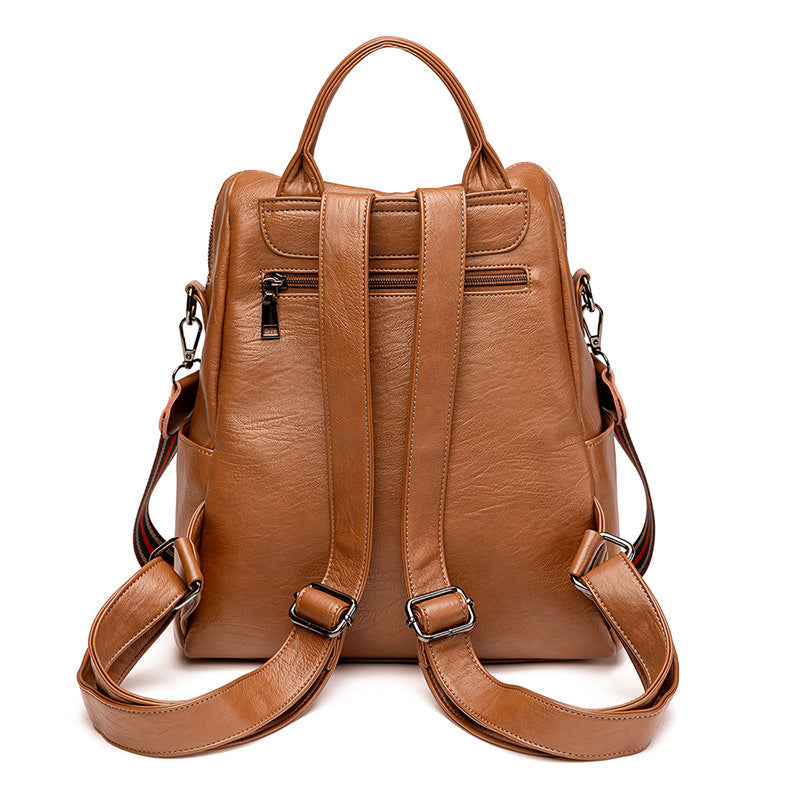Carry Arden Leather Minimalist Backpack