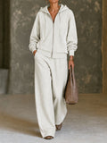 Sera Wide-Leg Zip-Up Colour-Block Tracksuit