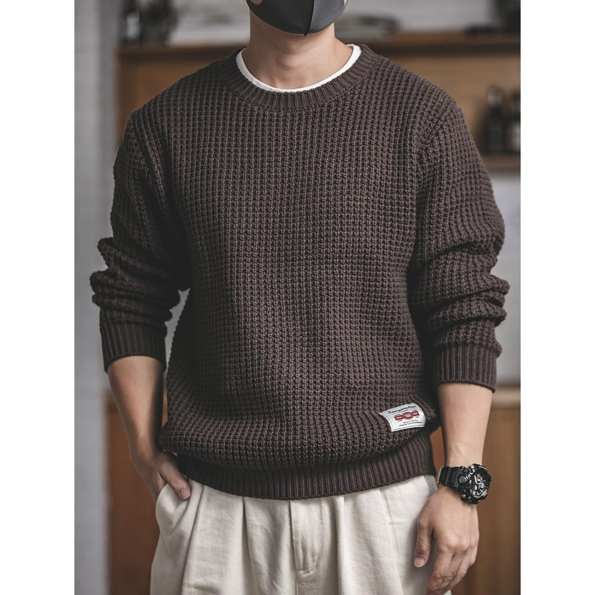 Atlas Men's Wool Relaxed Sweater