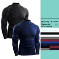 Velocity Men's Quick-Dry Long-Sleeve Turtleneck Top