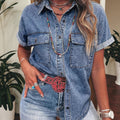 Aurelia Single-Breasted Button Shirt