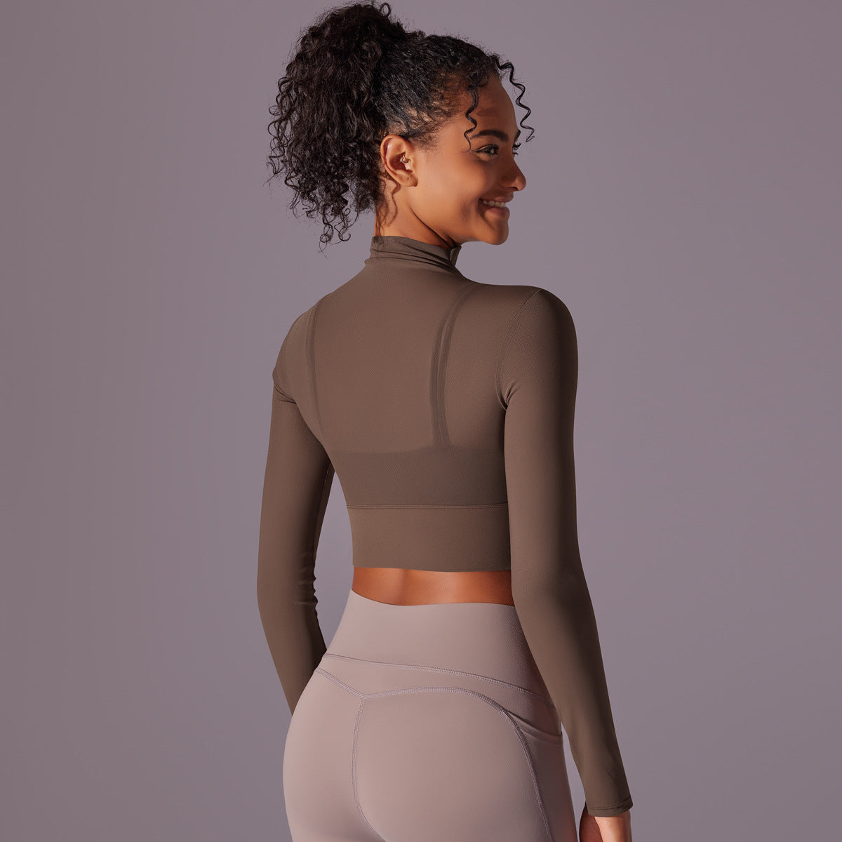Pulse Mesh Quick-Dry Long-Sleeve Top