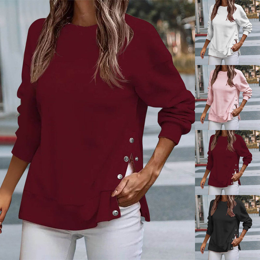 Aurelia Button Pullover