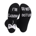 Ember Men's Cotton Letter-Print Socks