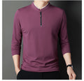 Metro Men's Long-Sleeve Stand-Collar Shirt