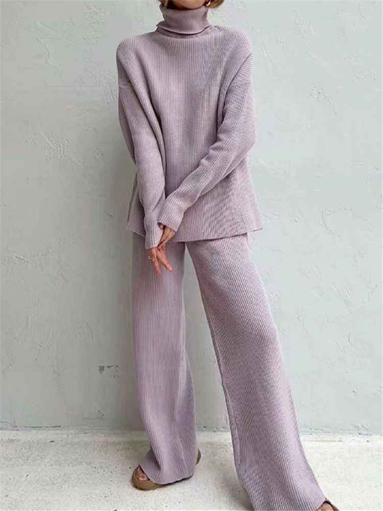 Sera Knit Turtleneck Tracksuit
