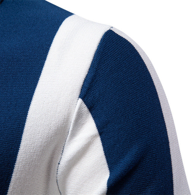 Metro Men's Short-Sleeve Lapel Polo Shirt