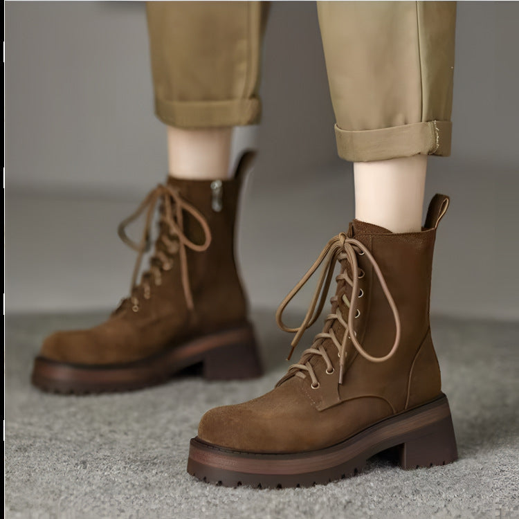 Stride Bexley Short Platform Ankle Boots