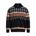 Atlas Men's Retro Jacquard Cardigan