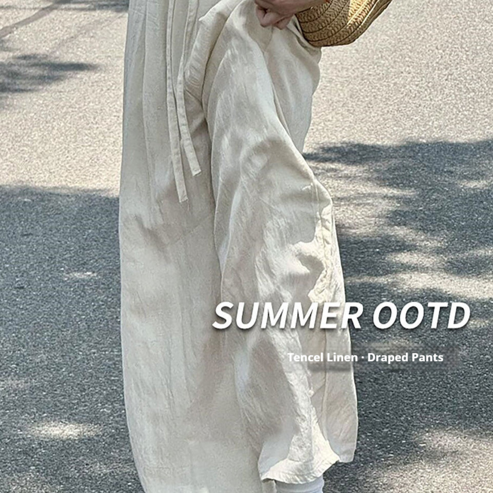 Flow Dorset Linen Cotton Wide-Leg Trousers