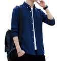 Metro Men's Slim Solid Shirt