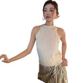 Hearth Halter Minimalist Knit Vest