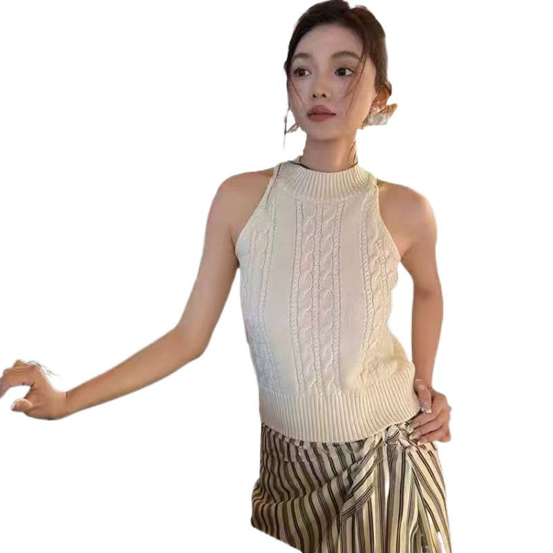 Hearth Halter Minimalist Knit Vest