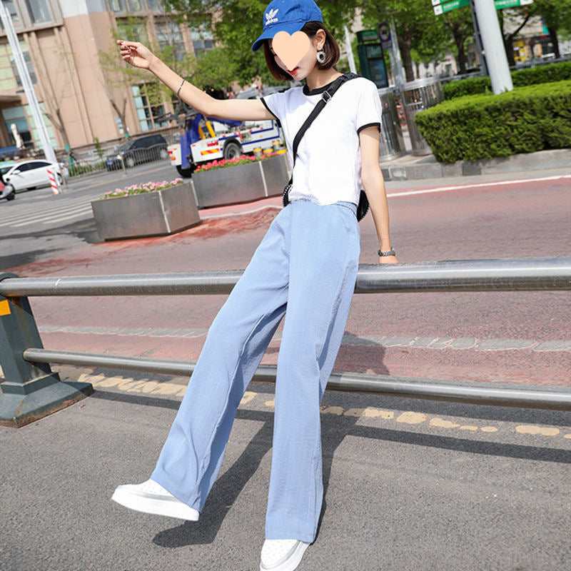 Flow Arden Linen Cotton Wide-Leg Trousers