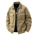 District Men's Lapel Retro Jacket