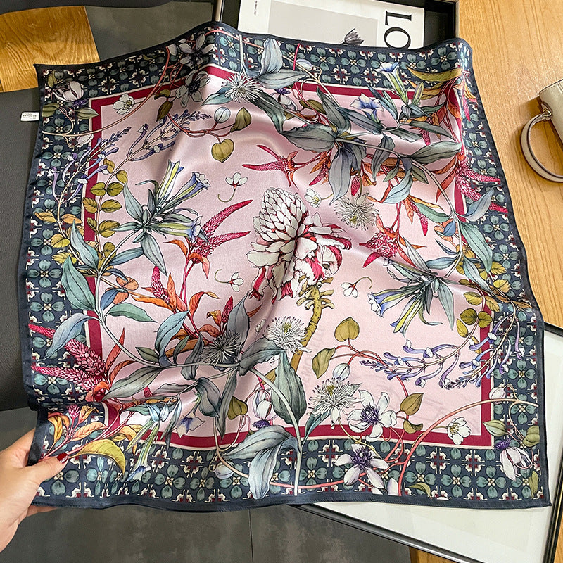 Ember Silky Printed Scarf