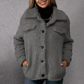 Lumen Fleece-Lined Short Single-Breasted Coat