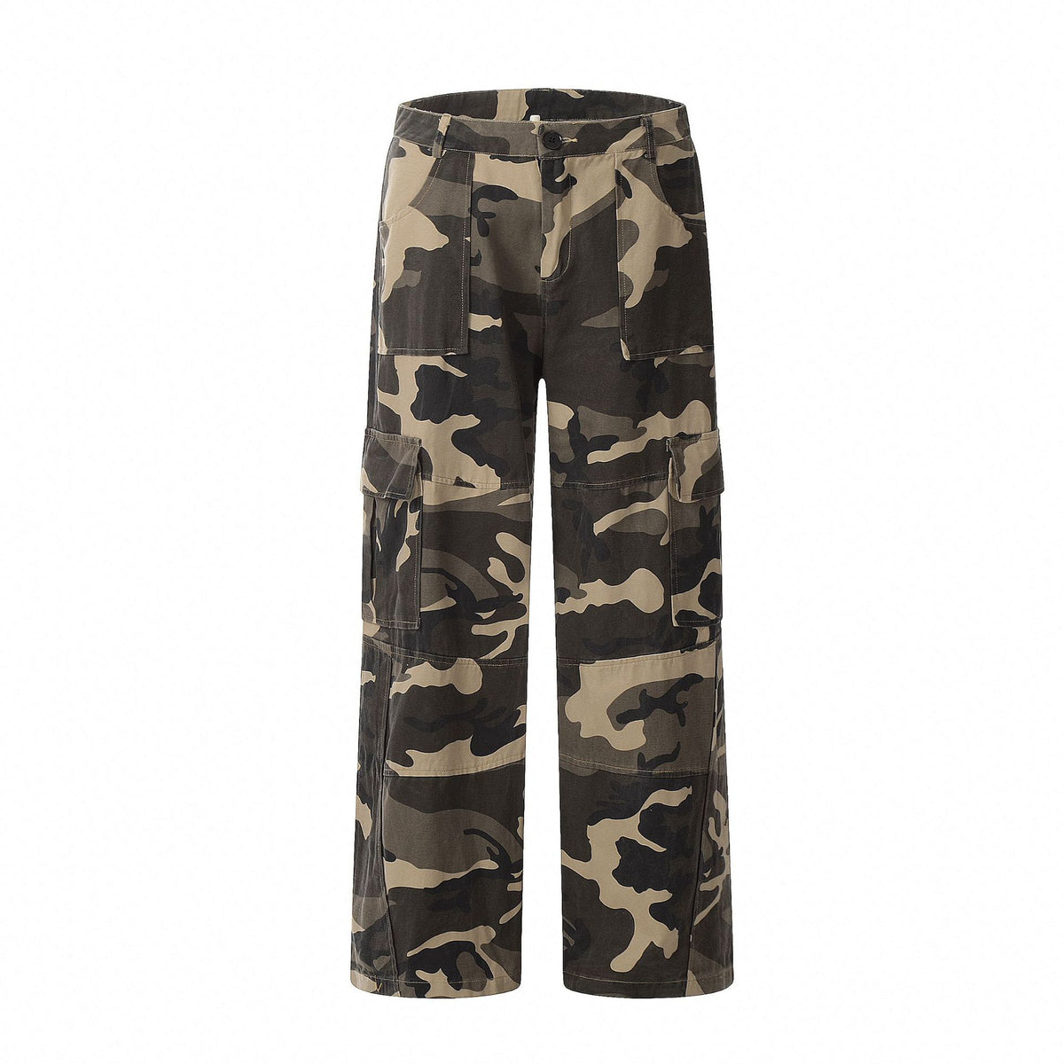 Rover Men's Straight Camo Retro Trousers