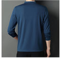 Metro Men's Long-Sleeve Stand-Collar Shirt
