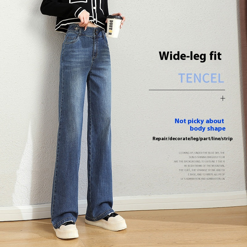 Indigo Marlow Straight Jeans