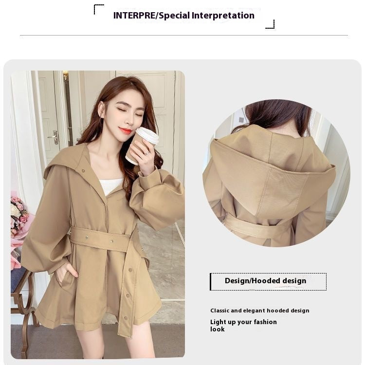 Lumen Hooded Trench Coat