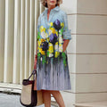 Nova Floral Printed Shirt Dress