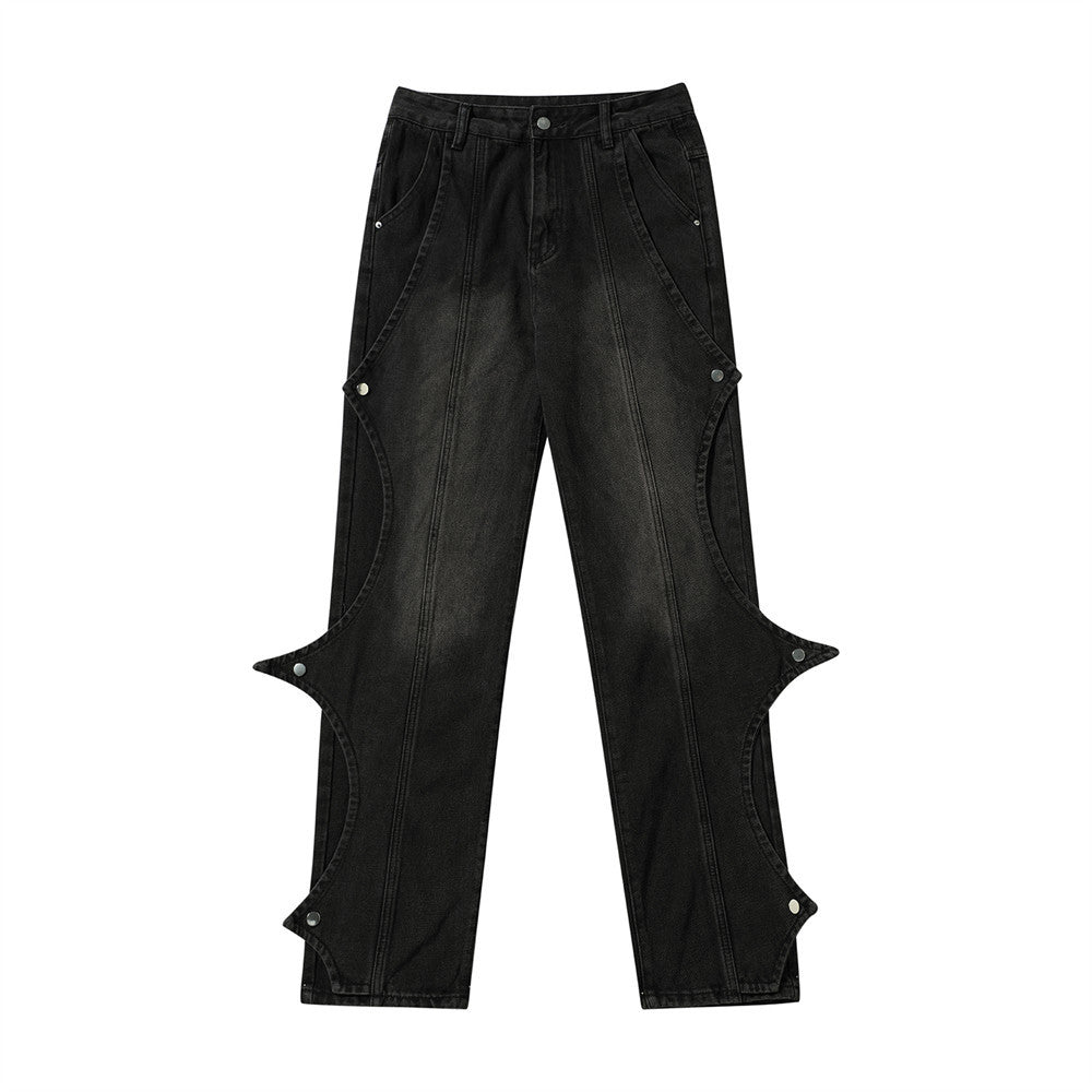 Indigo Garnet Men's Straight Jeans