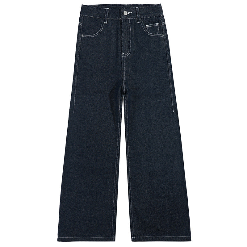 Indigo Isla Wide-Leg Jeans