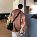 District Men's Crew-Neck Printed Gradient Hoodie