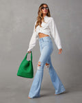 Indigo Arden Wide-Leg Jeans