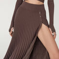 Sway Lace Lace-Up Pleated Skirt