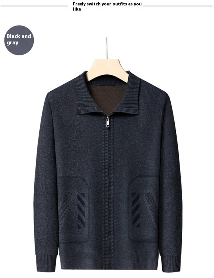 Atlas Men's Solid Cardigan