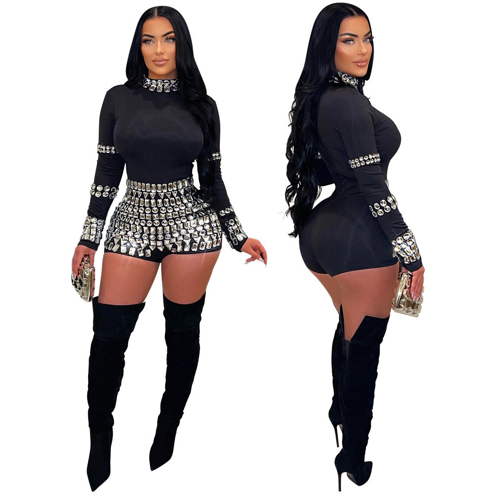 Contour Slim Rhinestone Bodysuit