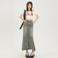 Sway Fenwick Retro Denim Skirt