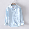 Metro Arden Men's Linen Long-Sleeve Shirt