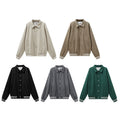 Halo Men's Suede Lapel Jacket