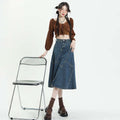 Sway Denim High-Waist Skirt