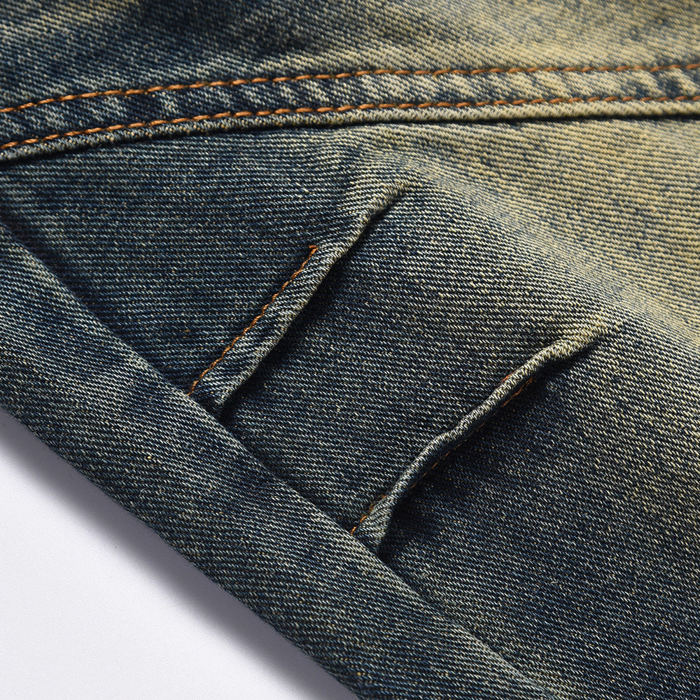 Indigo Bexley Men's Washed Straight Jeans