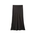 Sway Satin Silky Slim Midi Skirt