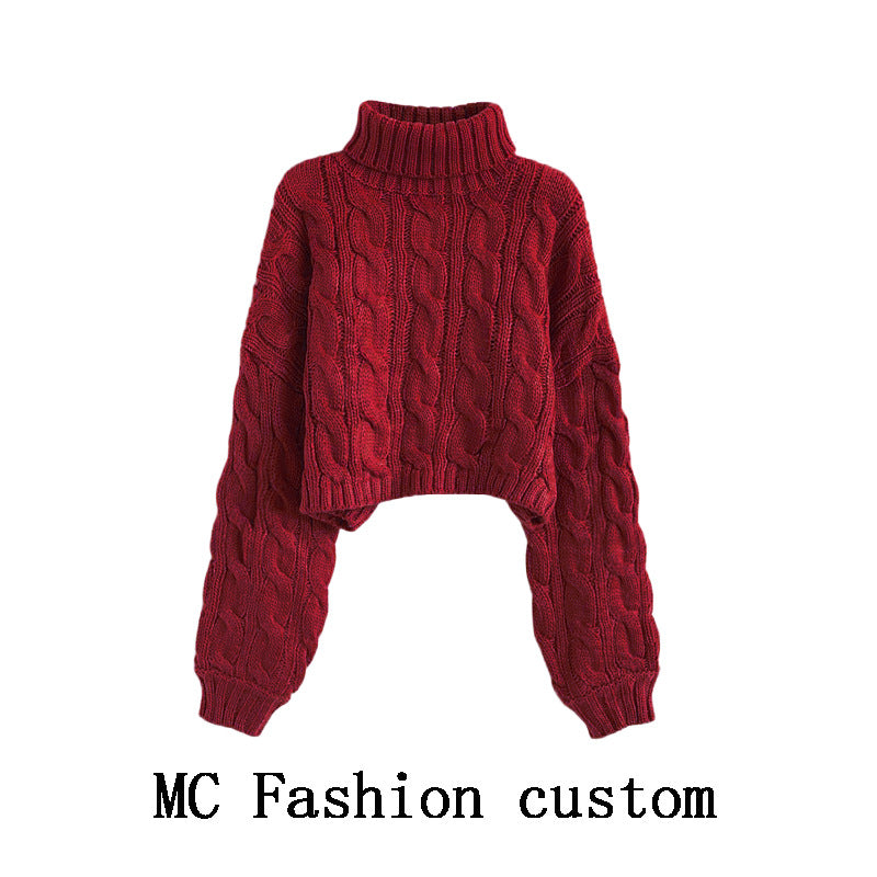 Hearth Cable-Knit Knit Turtleneck Pullover