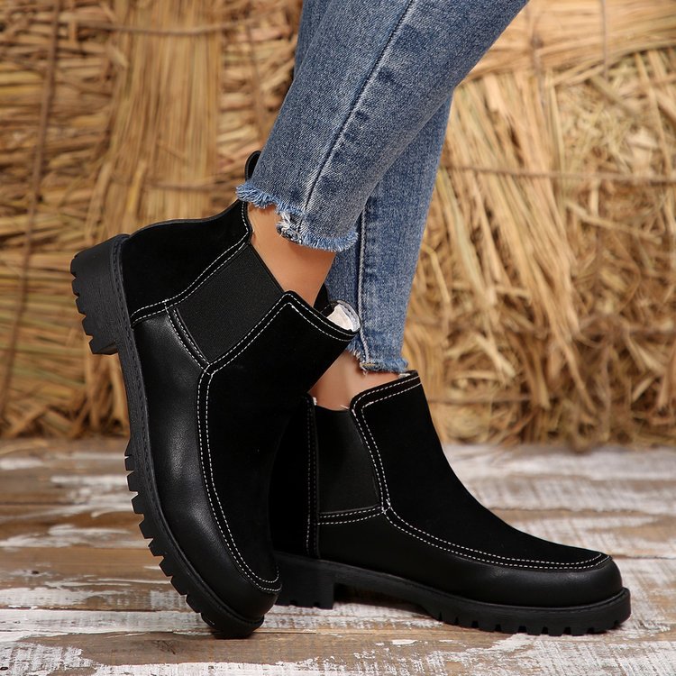 Stride Arden Short Platform Ankle Boots