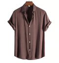 Metro Bexley Men's Linen Cotton Short-Sleeve Shirt