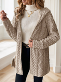 Cove Hooded Solid Fleece Jacket
