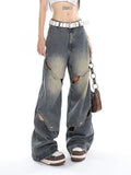 Indigo Bexley Retro Wide-Leg Jeans