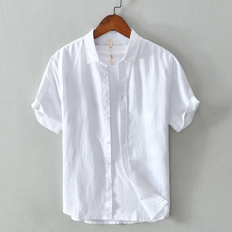 Metro Arden Men's Short-Sleeve Linen Shirt