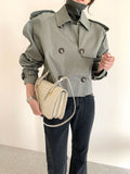 Lumen Arden Short Trench Coat