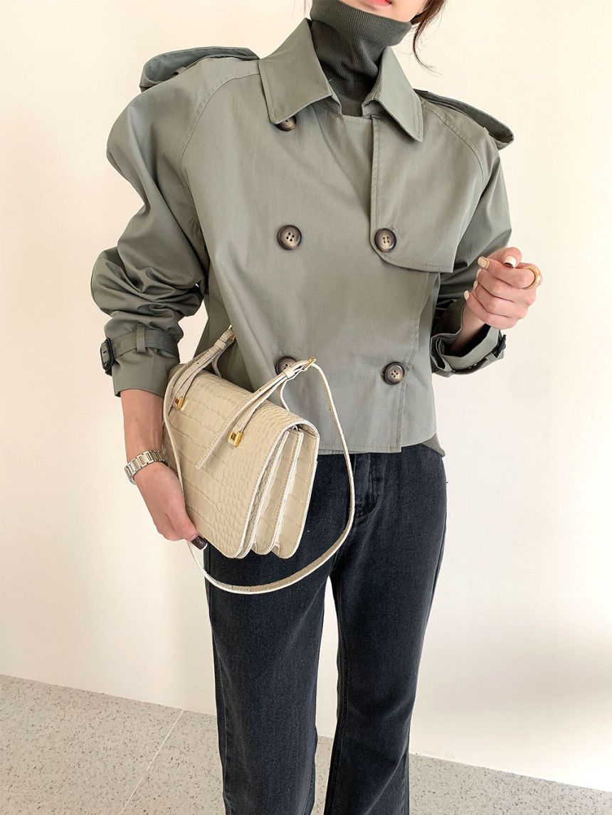 Lumen Arden Short Trench Coat