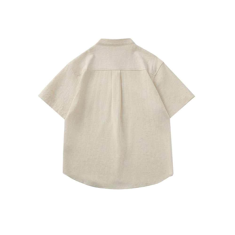 Metro Men's Linen-Look Short-Sleeve Shirt, view 2